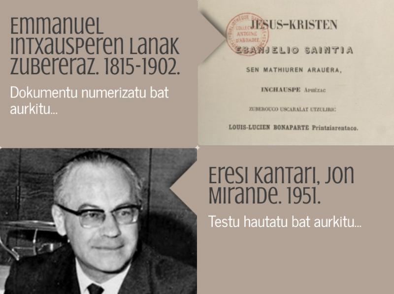 jon_mirande_eta_emmanuel_intxausperen_lanak_hilabete_honetan_bilketan